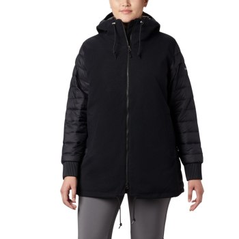 Columbia Boundary Bay Hybrid Plus Size, Chamarras Negros Para Mujer | 805376-TDN